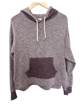 Te Verde Ribbed Hoodie In Mauve - Size L